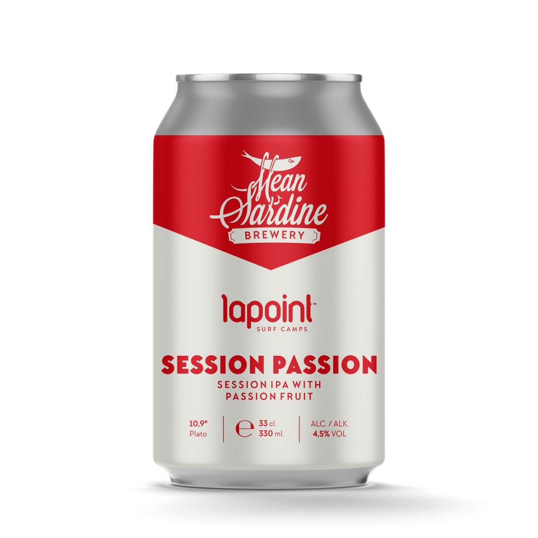 Mean Sardine X Lapoint Session Passion Session IPA com Maracujá (passion fruit) Lata (can) 330ml