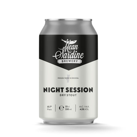Mean Sardine Night Session Dry Stout Lata (can) 330ml
